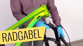 Fahrrad RADGABEL ausbauen  einfach amp schnell  Fahrradorg [upl. by Anwahsad]