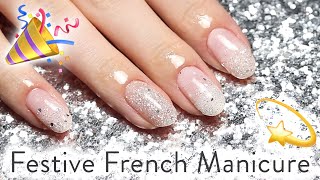 Festive French Manicure 💅💫 [upl. by Ignace225]