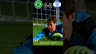 The Day Master Goalkeeper Saved Brazil  Israel VS Brazil Imaginary Penalties  neymar vs israel [upl. by Einahpats274]