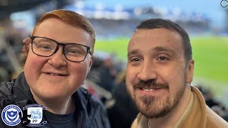 Incredible Scenes As Portsmouth Win Their First Home Game This Season  Portsmouth V PNE Away Vlog [upl. by Sedecram153]