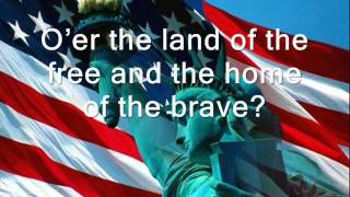 USA National Anthem with lyrics by Jaimina Johnston [upl. by Ainahtan]