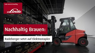 Nachhaltig Brauen Radeberger setzt auf Elektrostapler [upl. by Nevram15]