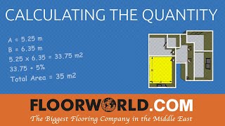 Calculating The Quantity  Floorworldcom [upl. by Luhem398]