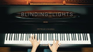 Blinding Lights  Piano Cover  Sheet Music [upl. by Southard]