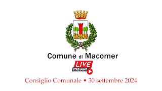 Diretta live streaming Consiglio Comunale  30 settembre 2024 [upl. by Thea976]