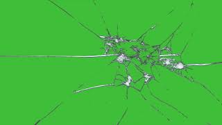 Green Screen Broken Glass 4K UHD [upl. by Piegari461]