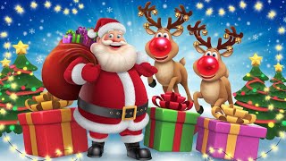 Santas Claus Song  Christmas Rhymes For Children  Holiday rhymes [upl. by Laney]