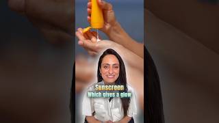 Sunscreen for glowy skin  dewy sunscreen recommendation ad [upl. by Lukash]