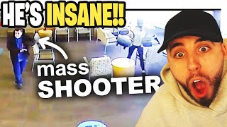 Footage Shows Disturbing Moment Man Casually Starts a Mass Shooting [upl. by Van]