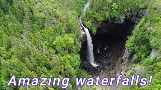 Trip to lomond sinkhole and bottomless pond sinkhole waterfall flooding [upl. by Sisi211]