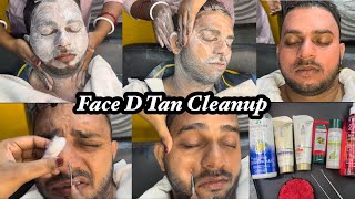 D tan Face Cleanup  get glowing amp clean skin  cleanup step by step cleanup [upl. by Uolymme]