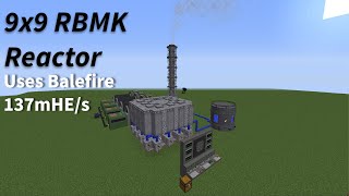 9x9 RBMK Design Using Balefire Fuel  HBMs Nuclear Tech Mod [upl. by Nitreb]