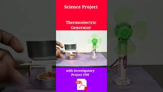 Physics project working model for class 12  Thermoelectric Generator  physicsworkingmodel [upl. by Adolph]