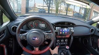 2018 Subaru BRZ tS  POV Test Drive Binaural Audio [upl. by Ylus]