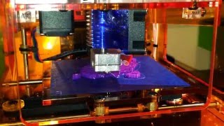 Fabrikator Mini V15 3D Printer  Printing a Yoda  01mm [upl. by Barrington486]