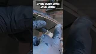 Payattention How timely brakes replacement can avoid costly rotor damage brakerotors [upl. by Nedia]