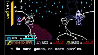 Deltarune  Rouxls Kaard Fight Weird Route [upl. by Cassius]