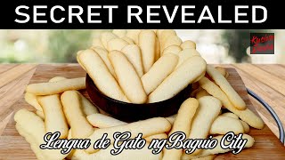 SECRET REVEALED KUNG PAANO GAWIN ANG LENGUA DE GATO RECIPE NG BAGUIO CITY  KUSINA DAVAO [upl. by Norted570]