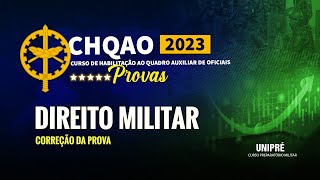 Prova CHQAO 2023  CPM [upl. by Nwahsem]