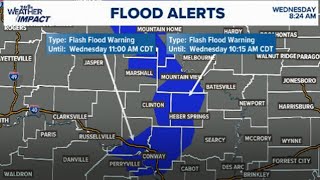 Flooding reported in small Arkansas city [upl. by Willow]