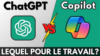 ChatGPT VS Microsoft Copilot Lequel pour le travail [upl. by Libyc]