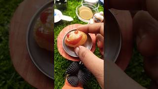 Miniature smile panipuri papad🤤shorts viralvideo VillageFoodFarm3 MiniatureCookingOfficial [upl. by Letti]