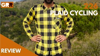 226 Plaid Cycling  Review  Un híbrido entre un maillot y una camisa [upl. by Fuller]