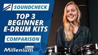 Millenium Drums I Top3 Beginner EDrum Kits I Soundcheck [upl. by Robinia]