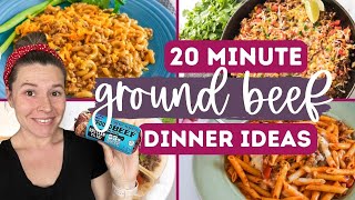 Family Meal Ideas  Easy Ground Beef Dinner Ideas  Cook with Me  Quick Meals  Frugal Mom [upl. by Nahem]