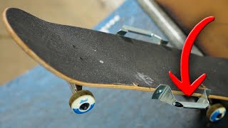 ADDING HANDGRIPS TO A SKATEBOARD SKATE HACKS [upl. by Asehr]