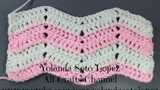 How to Crochet Ripple Stitch [upl. by Nreval]