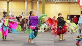 2017 Wellpinit Pow Wow Girls Jr Fancy Shawl Friday Night [upl. by Bigner294]