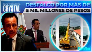 El gobierno de Veracruz enfrenta acusaciones por desfalcos millonarios  Noticias con Crystal [upl. by Waiter]