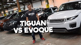 Volkswagen Tiguan vs Range Rover Evoque [upl. by Ohce544]