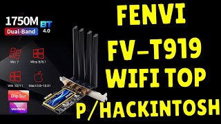 FENVI FVT919 WIFI E BLUETOOTH TOP PARA SEU HACKINTOSH  UNBOX REVIEW E INSTALAÇÃO  BCM94360CD [upl. by Nnahgiel]