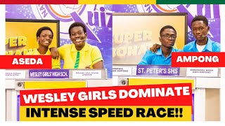 Herh 😳 Welsey Girls And St Peters SHS In Hottest Speed Race 🔥 NSMQ 2024 QTRFinals [upl. by Redwine661]