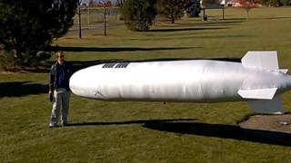 Solar Powered Blimp Drone Prototype [upl. by Yessydo376]