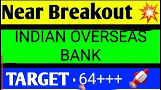 INDIAN OVERSEAS BANK SHARE LATEST NEWS TODAYIOB SHAREIOBSHARE TARGETIOB SHARE ANALYSIS [upl. by Min]