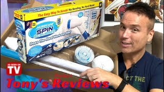 Hurricane Spin Scrubber  Testing As Seen On TV Products [upl. by Maker]