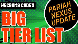 The BIG Necrons TIER LIST 40k 10th Ed Pariah Nexus Update [upl. by Naaman]