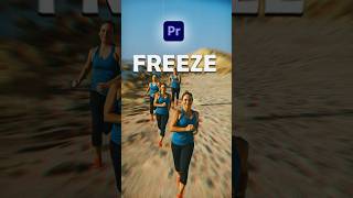 Create Freeze Frame Effect in Premiere Pro shortvideo shorts short [upl. by Ahsratal]