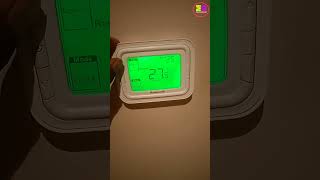 Honeywell thermostat setting [upl. by Odnamra]