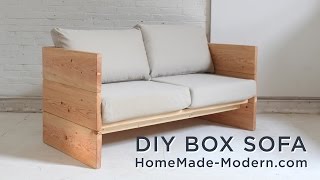 DIY Sofa made out of 2x10s [upl. by Feeney307]