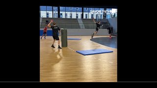 SPORT  Entrainement pour le centre de formation du Chambéry Savoie Mont Blanc Handball [upl. by Sky]