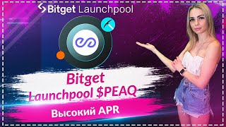 🔥Новый ланучпул от проекта Peaq на Bitget 🔥 Стейкай USDT или BGB и получай PEAQ высоким APR🔥🔥🔥 [upl. by Jessa]