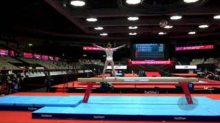 SZILAGYI Nikolett HUN  2021 Artistic Worlds Kitakyushu JPN  Qualifications Balance Beam [upl. by Oicelem448]