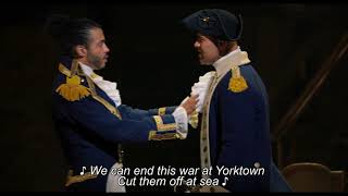 Hamilton Guns and Ships Lyrics [upl. by Yllil12]