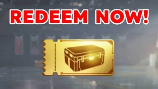 FREE CODE FOR 2 GOLD CRATE COUPONS  COD MOBILE [upl. by Kaela]