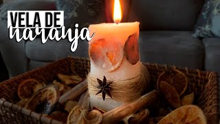 🍊 VELA de NARANJA velas AROMÁTICAS NARANJA y CANELA [upl. by Winser850]