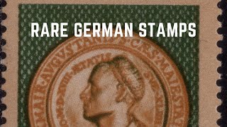 Rare German Stamps Most Valuable Stamps From Germany [upl. by Schreib]